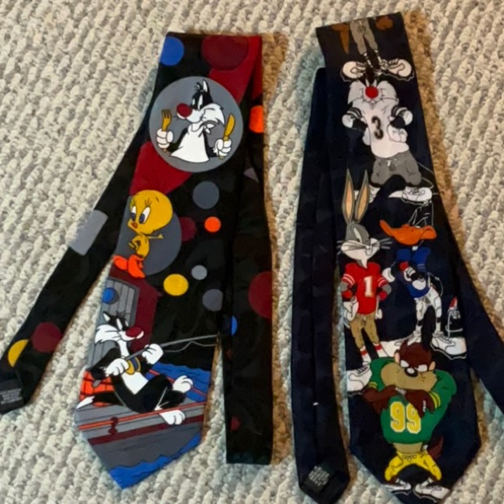 Looney Tunes Ties, 2 very fun ties with great designs.